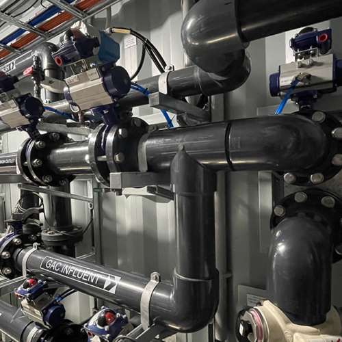 Hydroflux fully containerised MMF packaged units for “plus and play”