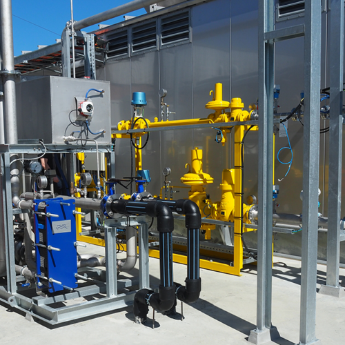 Biogas treatment system.