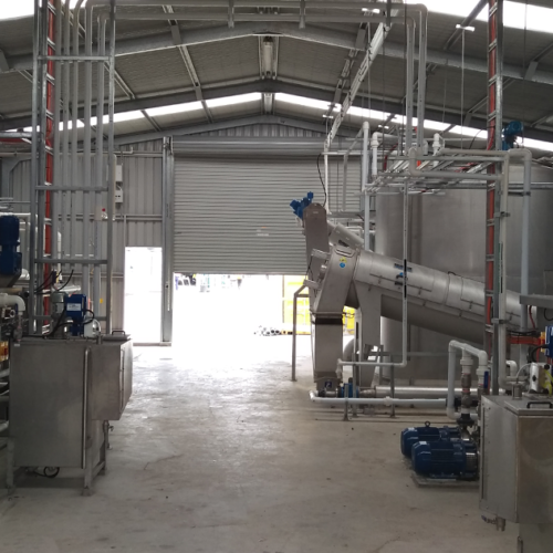 D&C of a primary and MBBR treatment plant at a meat processing facility
