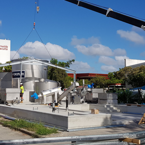 D&C of a primary and MBBR treatment plant at a food processing facility
