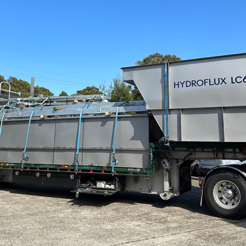 Delivery of the Lamella Clarifier LC60 to a WWTP